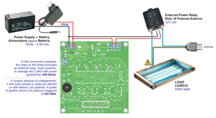 Wiring of External Relay (MT-10-S)